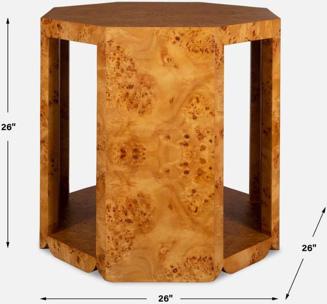 Uttermost® Indus Brown Side Table-2