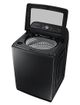 Samsung 5.0 Fingerprint Resistant Black Stainless Steel Top Load Washer-2