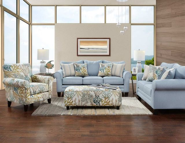 Fusion Furniture Coral Reef Caribbean Accent Chair-1
