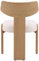 Dovetail Furniture Ian 2-Piece Cream/Natural Dining Chair Set-3