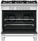 Fisher & Paykel 36" White Pro Style Natural Gas Range-1