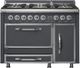Viking® Tuscany 48" Cast Black Pro Style Dual Fuel Range-0
