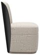 Caracole® Cabochon Silver Taupe/Piano Black Dining Side Chair-2