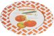 A & B Home Abington 4-Piece Red Tomato Plate Set-3