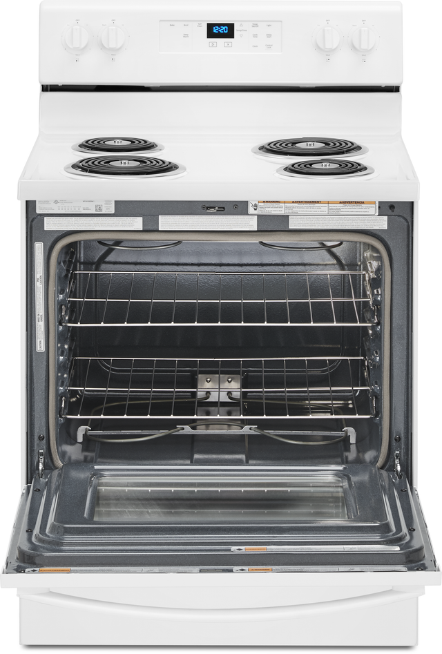 Whirlpool® 30" White Freestanding Electric Range-1