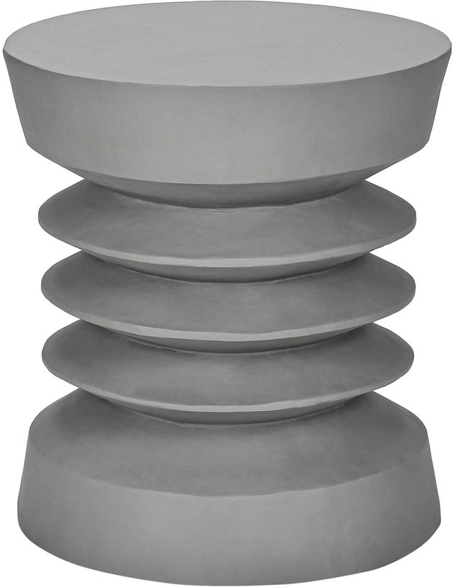 Monarch Specialties Inc. Grey Accent Table -0