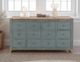 International Furniture Direct Timber Green Console-1
