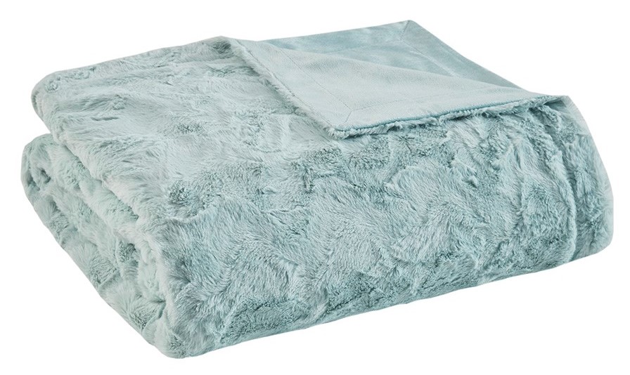 Madison Park Zuri Faux Fur Throw