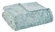 Olliix by Madison Park Zuri 1 Aqua Oversized Faux Fur Throw-0