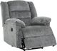 Primo™ International Connor Grey Upholstered Power Recliner Chair with Padded Arms-1