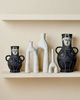Currey & Company Zante 3-Piece Matte White Vase Set-5