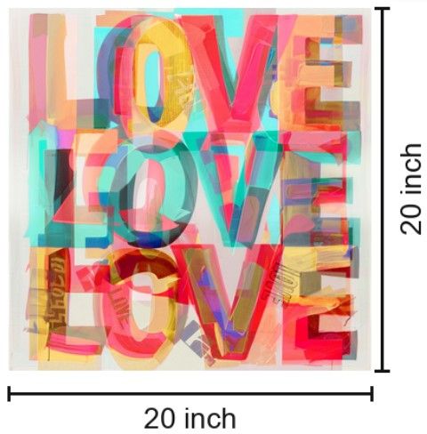 Classy Living Adventurous Love Modern Gloss Wall Art-2
