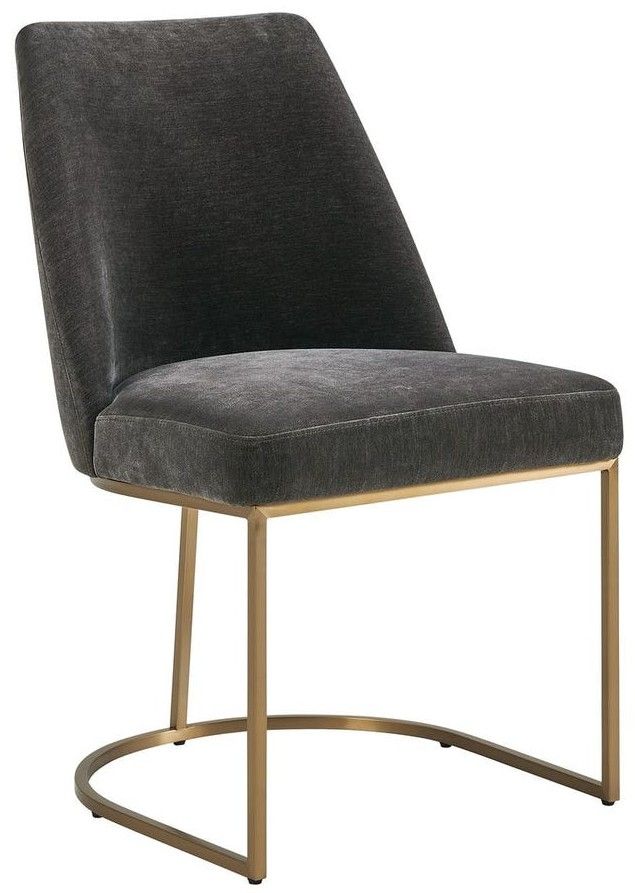 Uttermost® Hanni Gray Upholstered Dining Chair-0