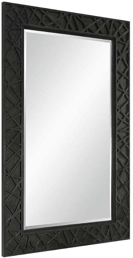 Uttermost® Everest Satin Black Mirror-3