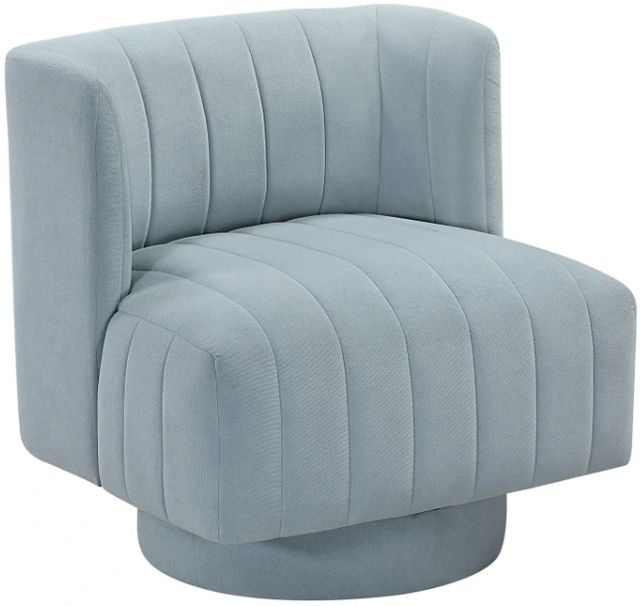 Homelegance® Joyce Aqua Blue Swivel Chair-0