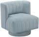 Homelegance® Joyce Aqua Blue Swivel Chair-0