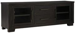 Signature Design by Ashley® Galliden Black 80" TV Stand