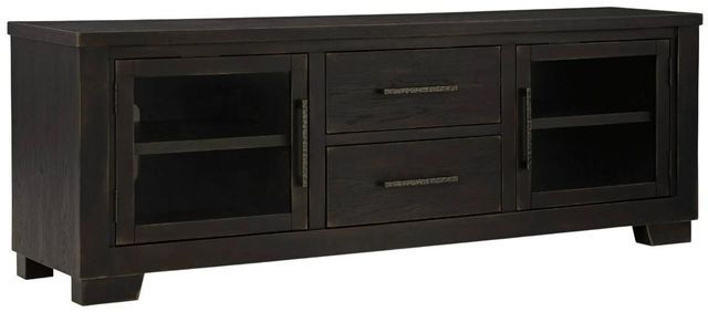 Signature Design by Ashley® Galliden Black 80" TV Stand-0