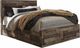 Benchcraft® Derekson Multi Gray King 6-Drawer Storage Panel Bed-0
