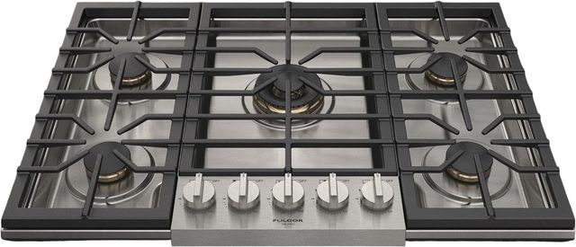 Fulgor Milano® Sofia 600 Series 30" Stainless Steel Pro Style Dual Fuel Cooktop-0