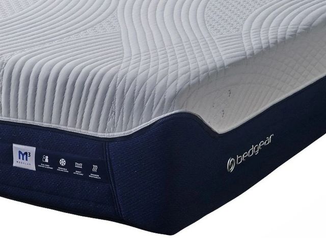 BEDGEAR® M3 Original Performance® 12" Hybrid Plush/Medium Plush Smooth Top Split King Mattress in a Box, Includes 2 Pieces-2