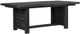 Magnussen Home® Plum Creek Ravenwood Black Trestle Dining Table-0