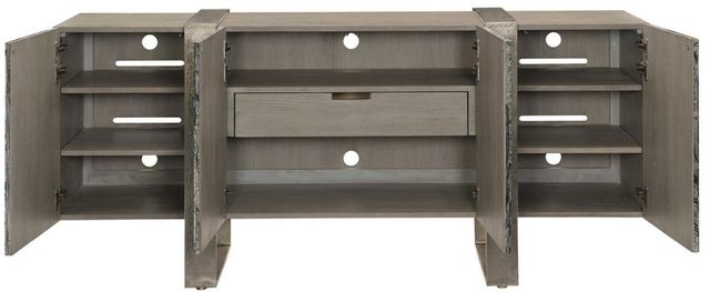 Bernhardt Linea Black Forest/Cerused Greige Entertainment Credenza-3