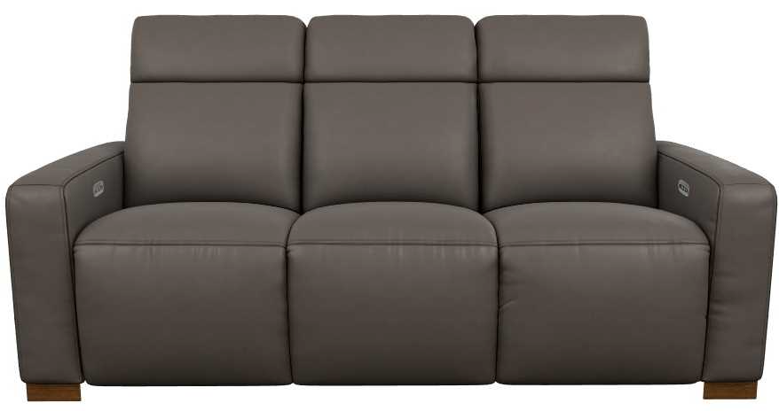 La-Z-Boy® Acadia Shitake Leather Power Reclining Sofa with