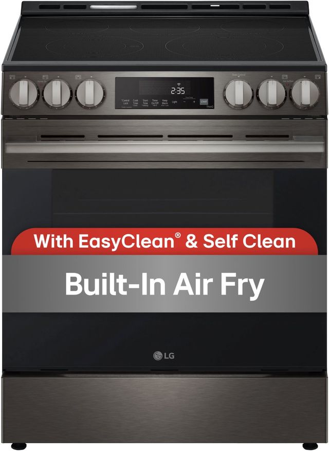 LG 30" Black Stainless Steel Slide-In Electric Range-2