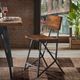 Olliix by INK+IVY Reclaimed Wood/Gun Metal Trestle Counter Stool-4