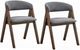 ACME Furniture Keiki 2-Piece Gray/Walnut Side Chair Set-0