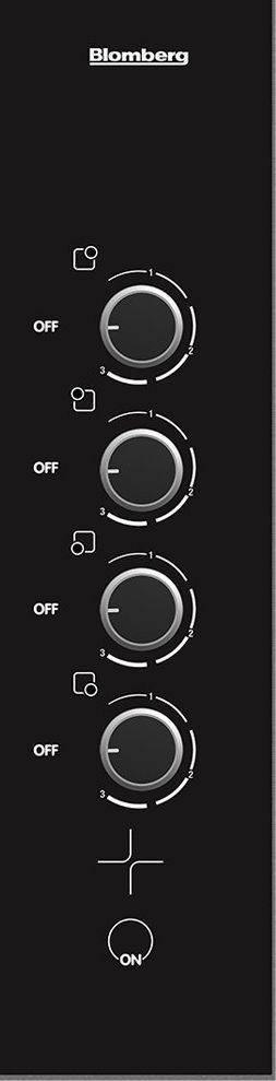 Blomberg® 24" Black Electric Cooktop-1