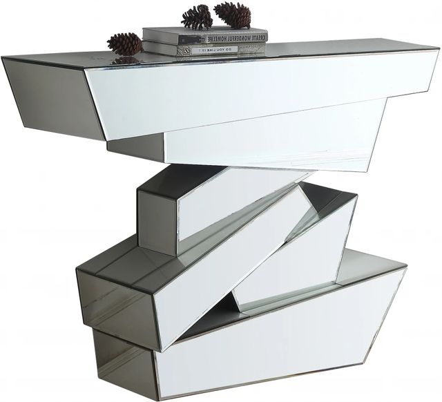 Meridian Furniture Jade Mirrored Console Table-0