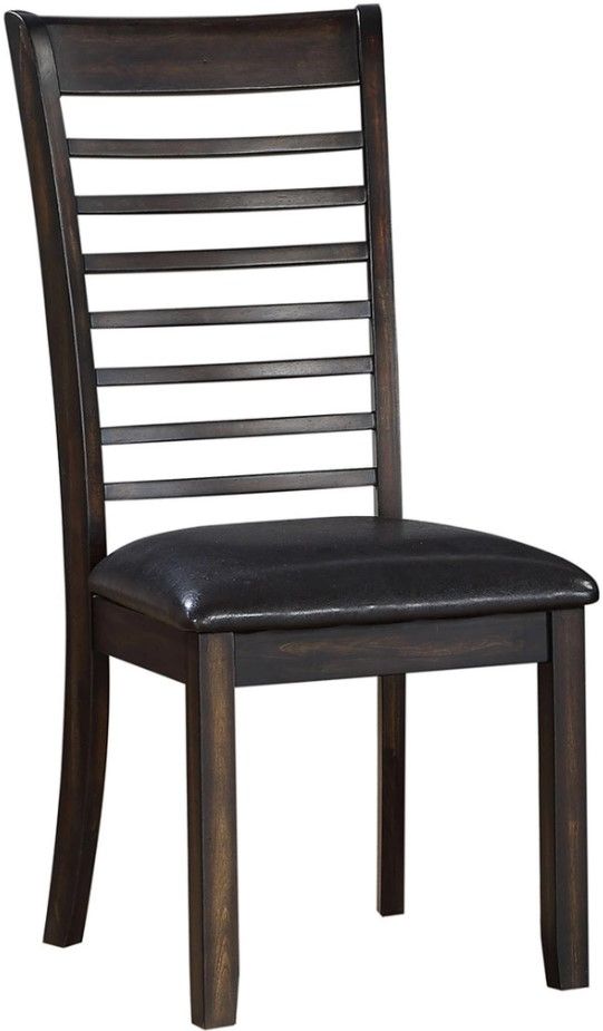 Steve Silver Co. Ally Antique Charcoal/Dark Brown Dining Side Chair-0