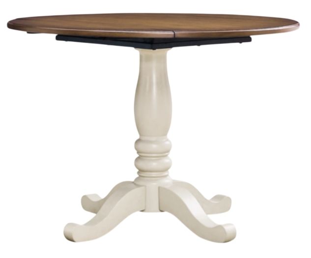 Signature Design by Ashley® Mellintine Brown Dining Table with Antique White Base-0