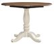 Signature Design by Ashley® Mellintine Brown Dining Table with Antique White Base-0