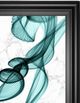 Classy Living Irena Orlov Teal Ribbons II 22" Wall Art-1