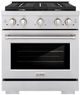 ZLINE 30" Stainless Steel Pro Style Gas Range-0