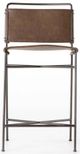 Magnolia Home by Joanna Gaines Jackson Stonewashed Grey Canvas Counter Stool-1