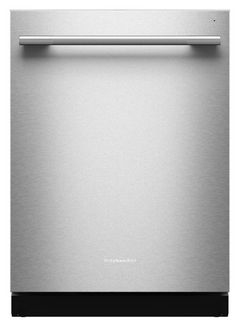 KitchenAid® 24" PrintShield™ Stainless Steel Third Level Jet Rack Top Control Built-In Dishwasher with 40+ Total Wash Jets
