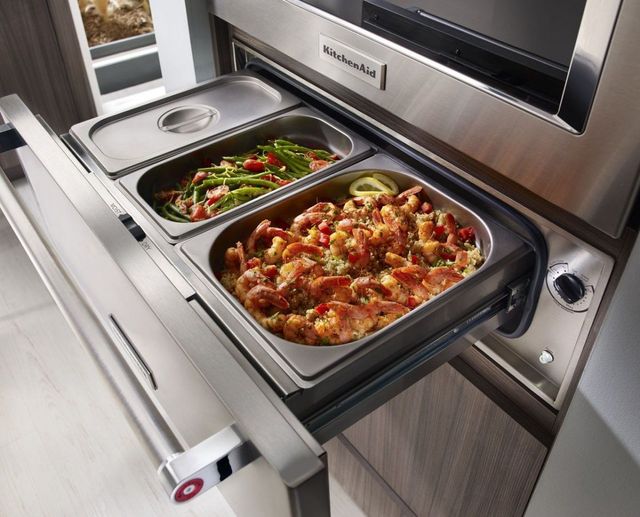 KitchenAid® 30" Stainless Steel Slow Cook Warming Drawer-9