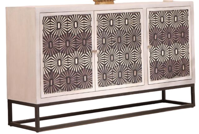 Jaipur Furniture Charolette White Wash Cabinet-0