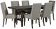 Liberty Furniture Double Bridge 7-Piece Dark Chestnut/Gray Optional Trestle Dining Set-0