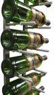 Vinotemp® Epicureanist 9 Bottle Stainless Steel Peg Wine Rack -5