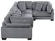 Homelegance® Traverse 4-Piece Gray Modular Sectional-3