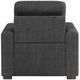 Homelegance® McCafferty Dark Gray Accent Chair with Pull-Out Ottoman-4