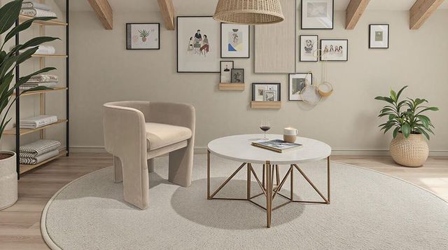 Nest Home Collections Stella Champagne Dining Chair-1