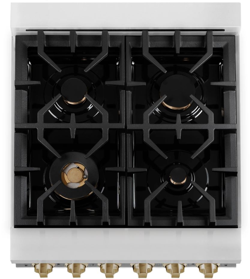 ZLINE Autograph Edition 24" Pro Style Dual Fuel Range - Thumbnail 3