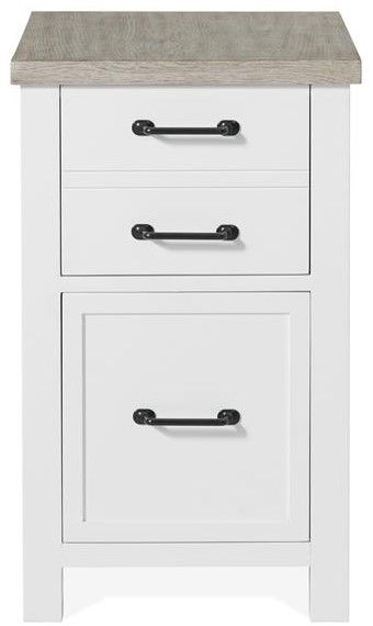 Riverside Furniture Finn Cloud/Fog File Cabinet-1