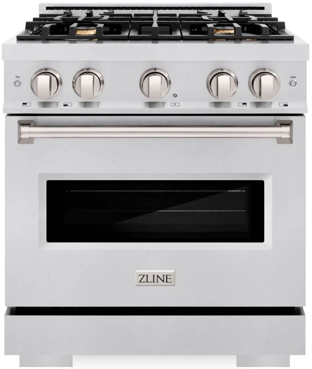 ZLINE Classic 30" Stainless Steel Pro Style Dual Fuel Range-0